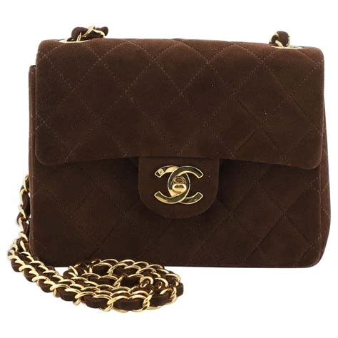 fake chanel suede brown bag|chanel quilted reissue shoulder bag.